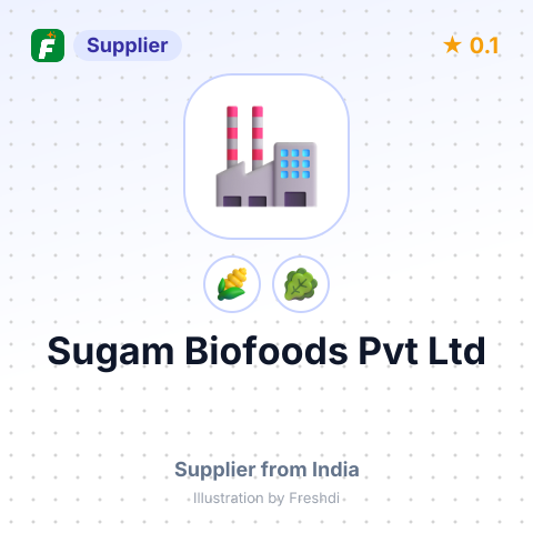 Sugam Biofoods Pvt Ltd – summary card, no photo uploaded yet