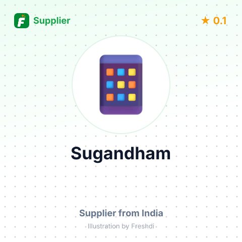 Sugandham  – summary card, no photo uploaded yet