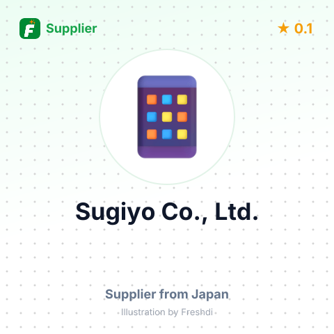 Sugiyo Co., Ltd. – summary card, no photo uploaded yet