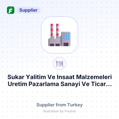 Sukar Yalitim Ve Insaat Malzemeleri Uretim Pazarlama Sanayi Ve Ticaret Limited Sirketi – summary card, no photo uploaded yet