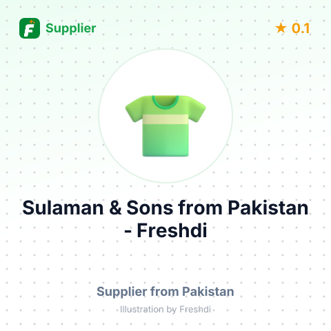 Sulaman & Sons  – summary card, no photo uploaded yet