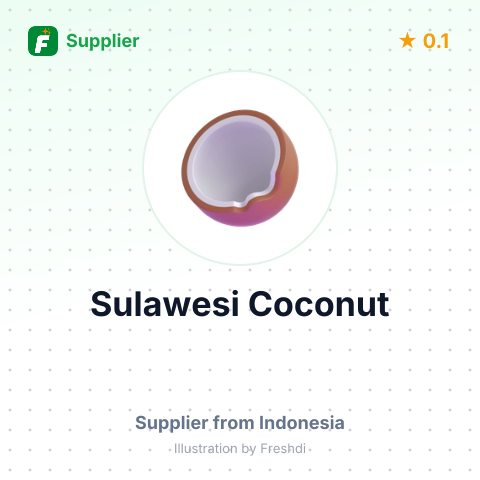 Sulawesi Coconut – summary card, no photo uploaded yet