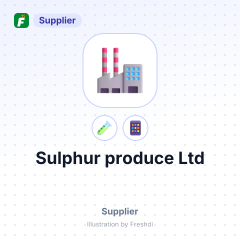 Sulphur produce Ltd – summary card, no photo uploaded yet