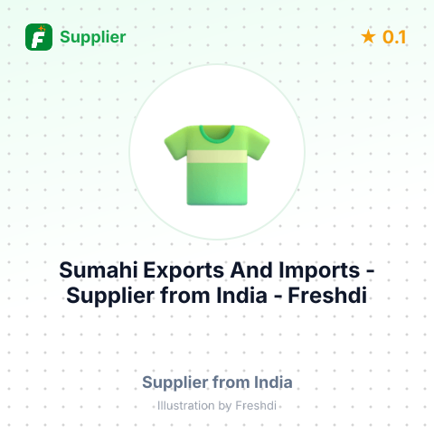 Sumahi Exports And Imports  – summary card, no photo uploaded yet