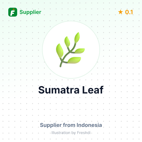 Sumatra Leaf  – summary card, no photo uploaded yet