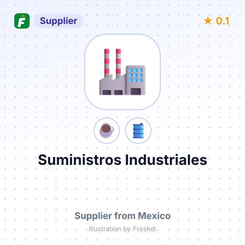 Suministros Industriales  – summary card, no photo uploaded yet
