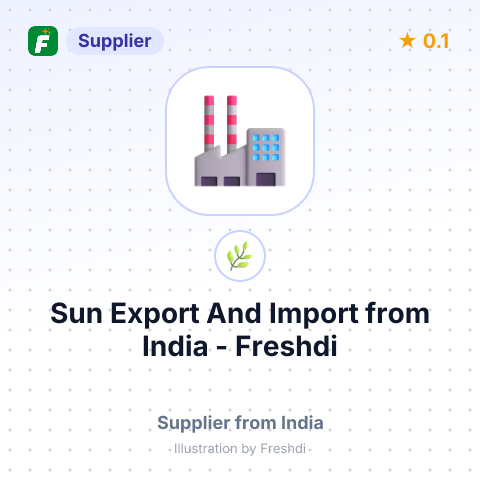 Sun Export And Import  – summary card, no photo uploaded yet