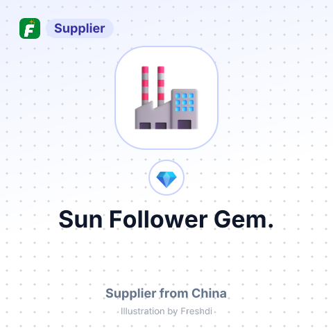 Sun Follower Gem. – summary card, no photo uploaded yet