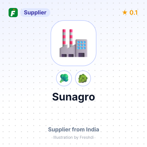Sunagro – summary card, no photo uploaded yet