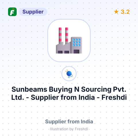 Sunbeams Buying N Sourcing Pvt. Ltd.  – summary card, no photo uploaded yet