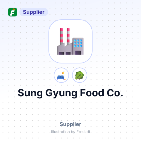 Sung Gyung Food Co. – summary card, no photo uploaded yet