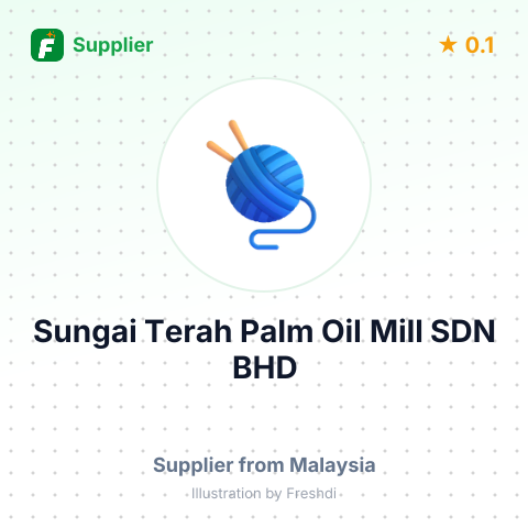 Sungai Terah Palm Oil Mill SDN BHD – summary card, no photo uploaded yet