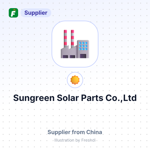 Sungreen Solar Parts Co.,Ltd – summary card, no photo uploaded yet