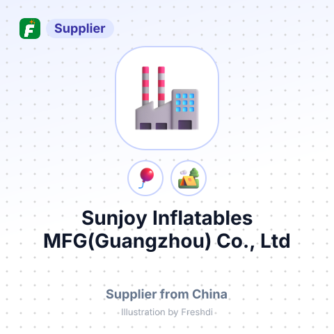 Sunjoy Inflatables MFG(Guangzhou) Co., Ltd – summary card, no photo uploaded yet