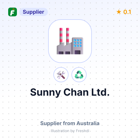 Sunny Chan Ltd. – summary card, no photo uploaded yet