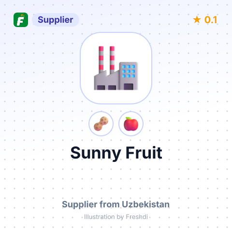 Sunny Fruit  – summary card, no photo uploaded yet