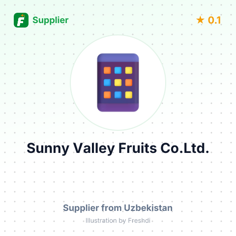 Sunny Valley Fruits Co.Ltd.  – summary card, no photo uploaded yet