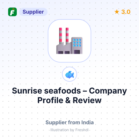 Sunrise seafoods – summary card, no photo uploaded yet