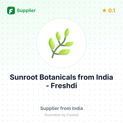 Sunroot Botanicals  – summary card, no photo uploaded yet