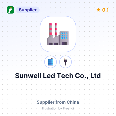 Sunwell Led Tech Co., Ltd  – summary card, no photo uploaded yet