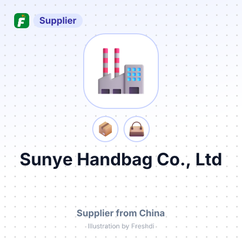 Sunye Handbag Co., Ltd – summary card, no photo uploaded yet