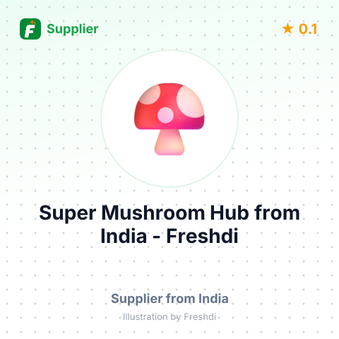 Super Mushroom Hub  – summary card, no photo uploaded yet