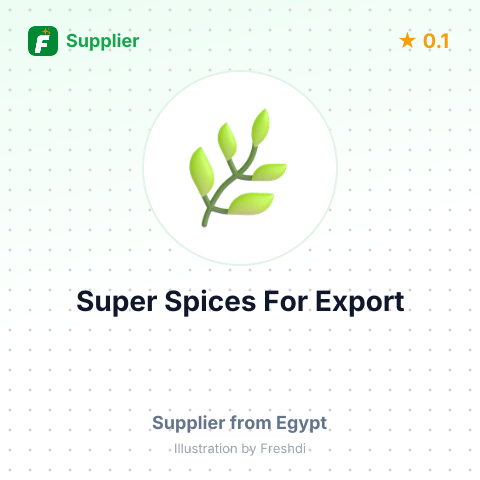 Super Spices For Export  – summary card, no photo uploaded yet