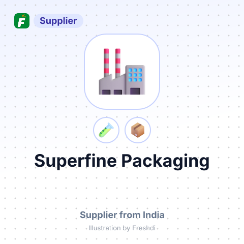 Superfine Packaging – summary card, no photo uploaded yet