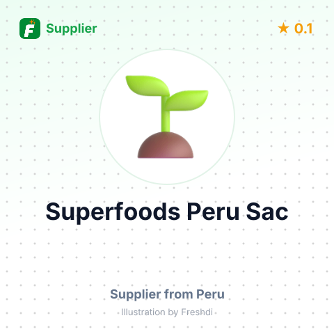 Superfoods Peru Sac  – summary card, no photo uploaded yet