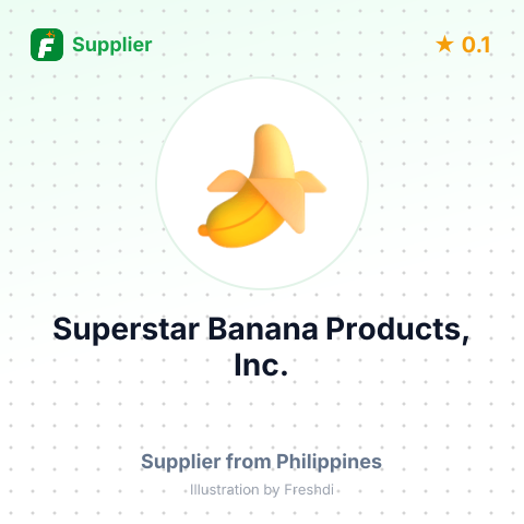 Superstar Banana Products, Inc.  – summary card, no photo uploaded yet