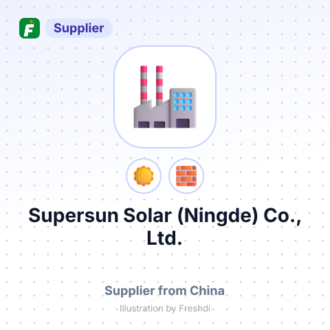 Supersun Solar (Ningde) Co., Ltd. – summary card, no photo uploaded yet