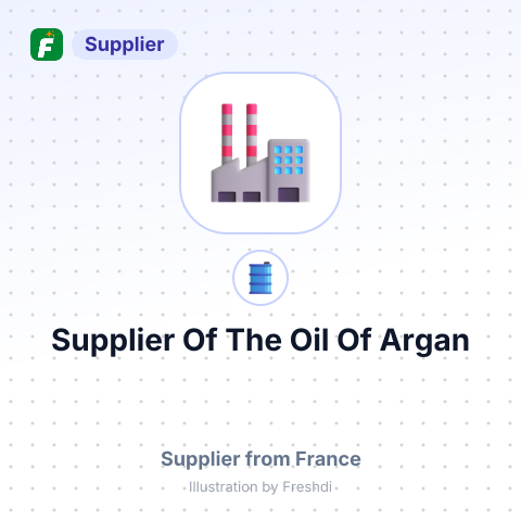 Supplier Of The Oil Of Argan – summary card, no photo uploaded yet
