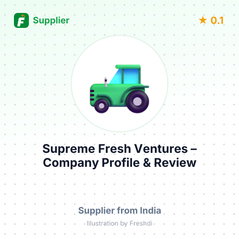Supreme Fresh Ventures – summary card, no photo uploaded yet