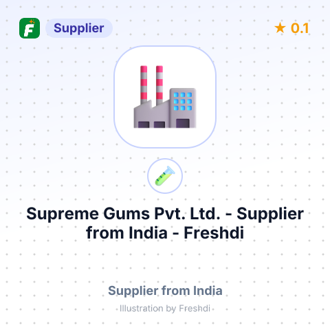 Supreme Gums Pvt. Ltd.  – summary card, no photo uploaded yet