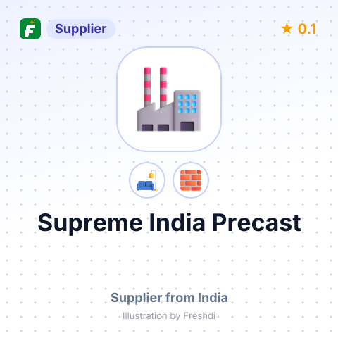 Supreme India Precast – summary card, no photo uploaded yet
