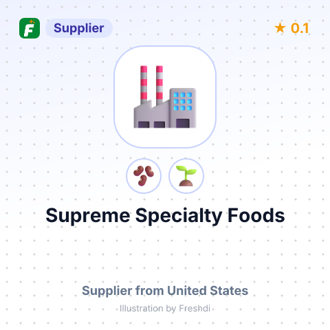 Supreme Specialty Foods  – summary card, no photo uploaded yet