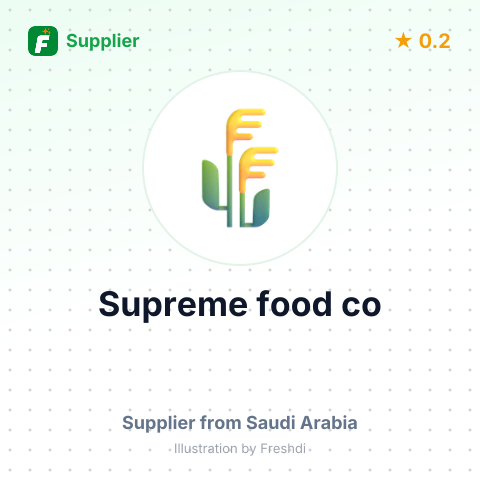 Supreme food co – summary card, no photo uploaded yet
