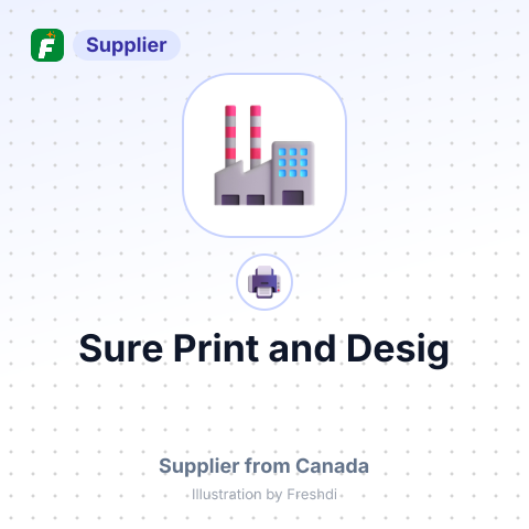 Sure Print and Desig – summary card, no photo uploaded yet