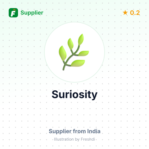 Suriosity – summary card, no photo uploaded yet