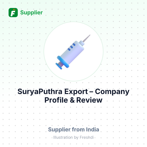 SuryaPuthra Export – summary card, no photo uploaded yet