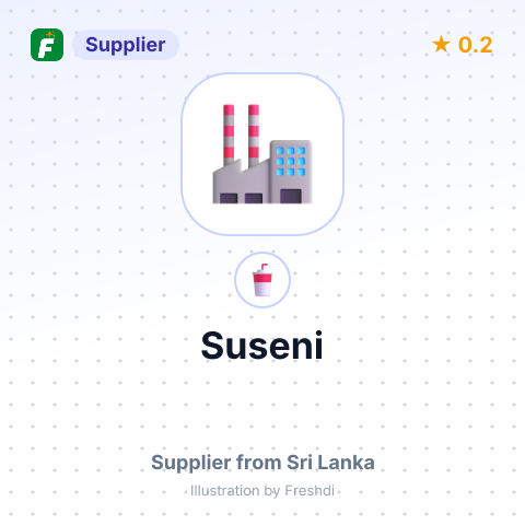 Suseni – summary card, no photo uploaded yet