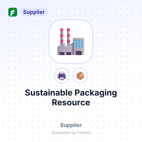 Sustainable Packaging Resource – summary card, no photo uploaded yet
