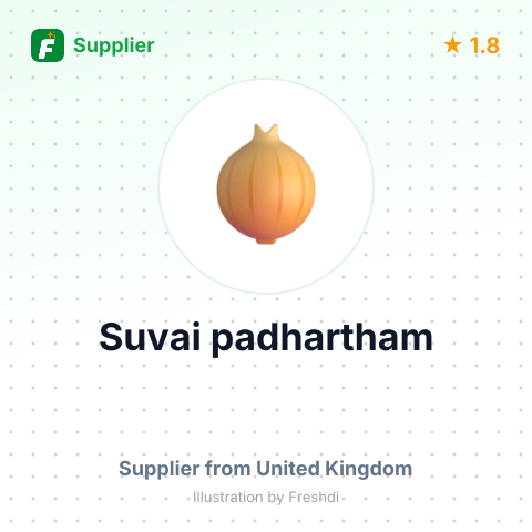 Suvai padhartham – summary card, no photo uploaded yet