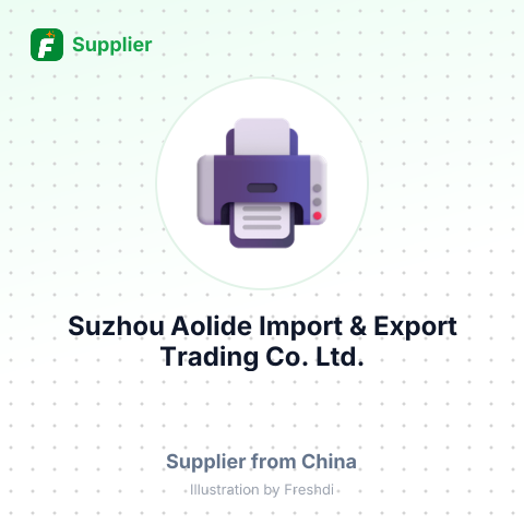 Suzhou Aolide Import & Export Trading Co., Ltd. – summary card, no photo uploaded yet