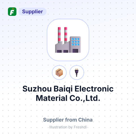 Suzhou Baiqi Electronic Material Co.,Ltd. – summary card, no photo uploaded yet