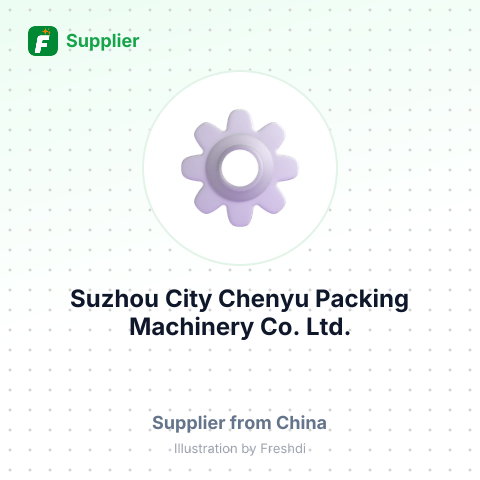 Suzhou City Chenyu Packing Machinery Co., Ltd. – summary card, no photo uploaded yet