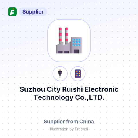 Suzhou City Ruishi Electronic Technology Co.,LTD. – summary card, no photo uploaded yet