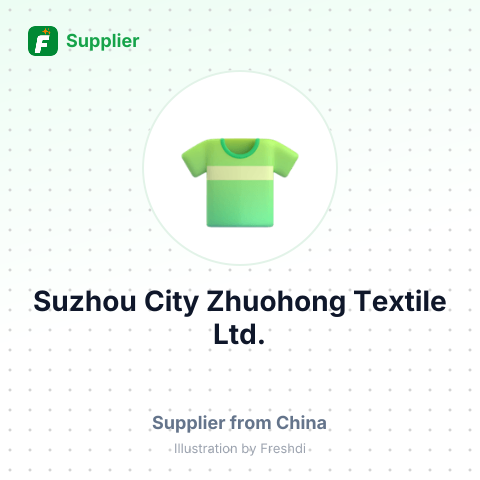 Suzhou City Zhuohong Textile Ltd. – summary card, no photo uploaded yet