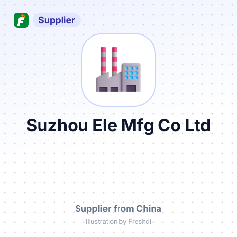 Suzhou Ele Mfg Co Ltd – summary card, no photo uploaded yet