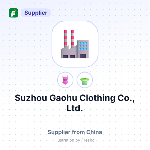 Suzhou Gaohu Clothing Co., Ltd. – summary card, no photo uploaded yet
